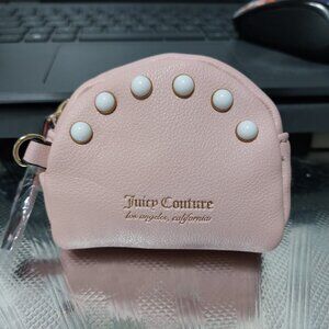 Juicy Couture Good Size Clip On Mini Coin Purse Mini Wallet Bag Charm Keyring